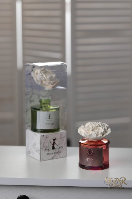 AYT-2 معطر 100 ml مع فواحة شكل وردة فرنفل لون أخضر